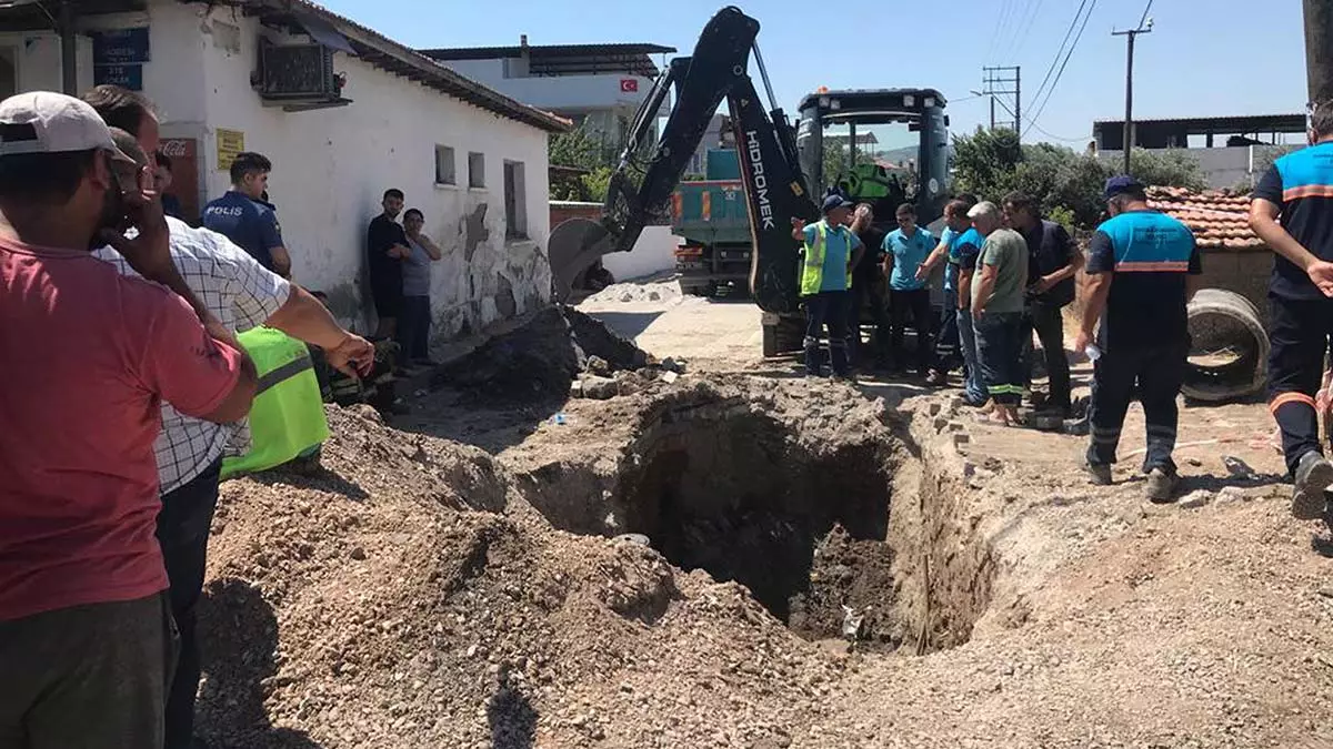 Manisada kanalizasyon calismasinda gocuk 1 - yaşam - haberton