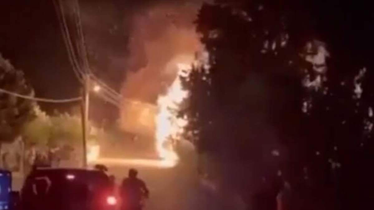 Menderes'te ağaçlık alanda yangın çıktı