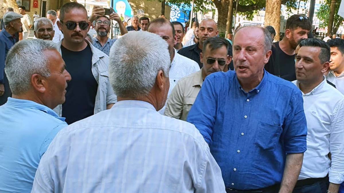 Muharrem İnce Mersin'de esnafı ziyaret etti