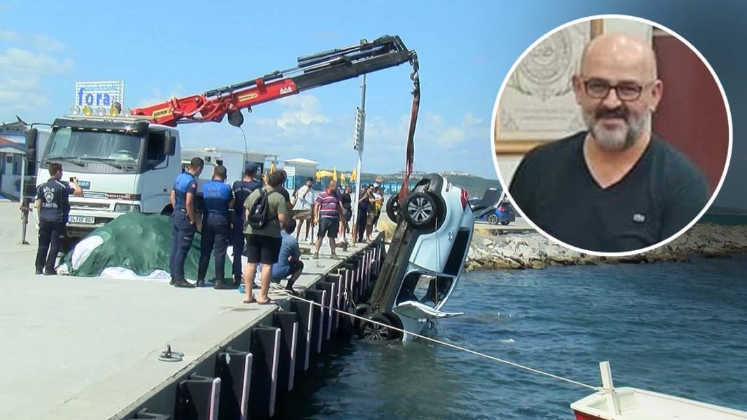 Otomobil denize uçtu: İş adamı öldü, oğlu kurtuldu