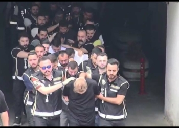 Sarallar grubu şüphelileri adliyeye sevk edildi