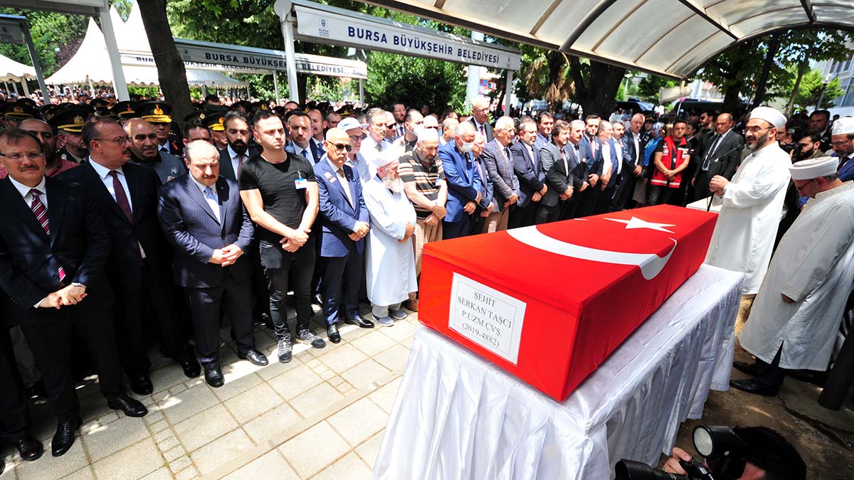 Şehit Serkan Taşcı, Bursa'da toprağa verildi