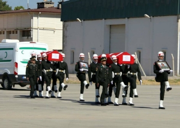 Şehit olan 2 asker, Ankara'ya uğurlandı