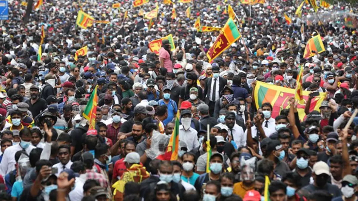 Sri lanka'da halk isyanda