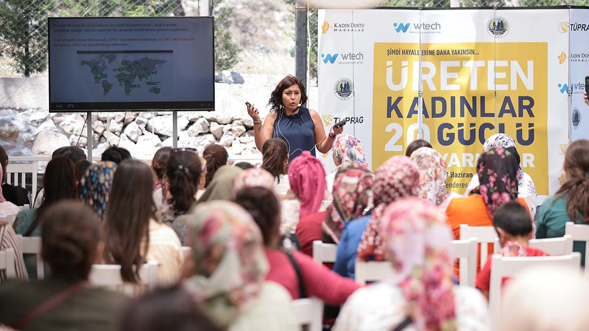 Tüprag, üretken kadınları yarınlara hazırlıyor