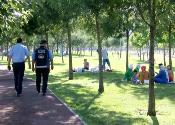 Zeytinburnu Sahili'nde ateşsiz piknik denetimi