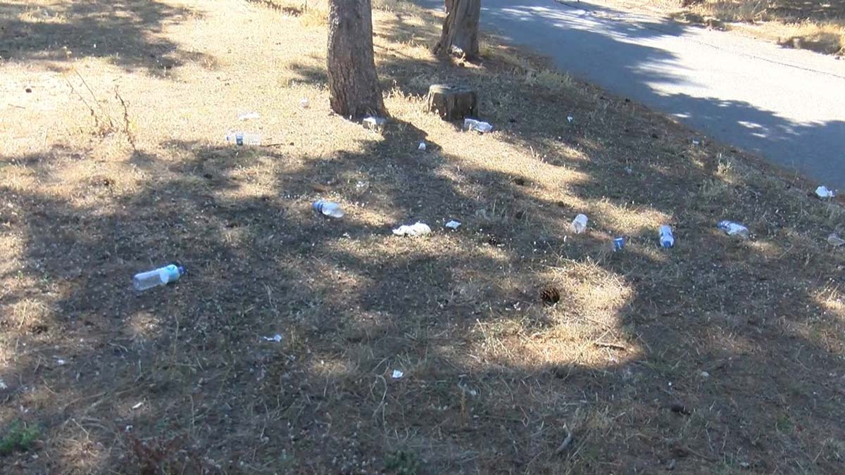 Büyükada'nın ormanları çöplüğe döndü