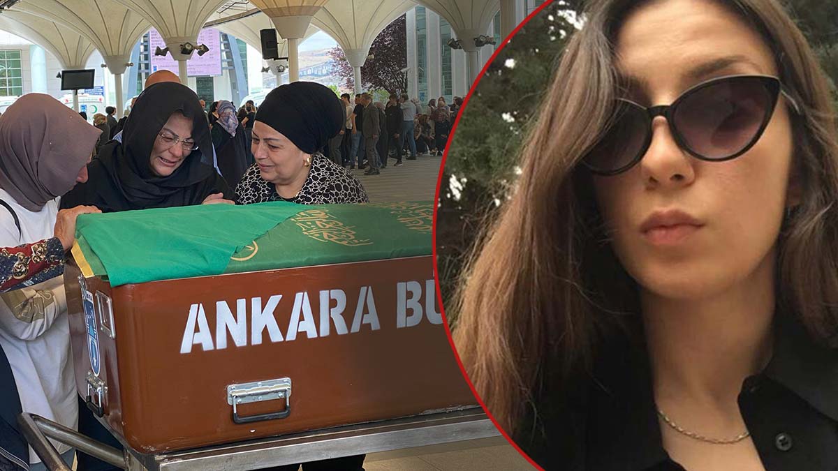 Selde boğulan Busenur'a veda