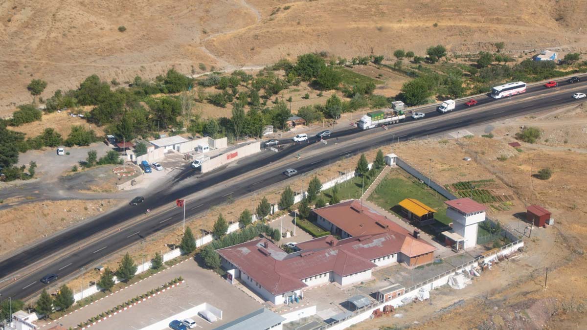 Elazığ'da dronla trafik denetimi