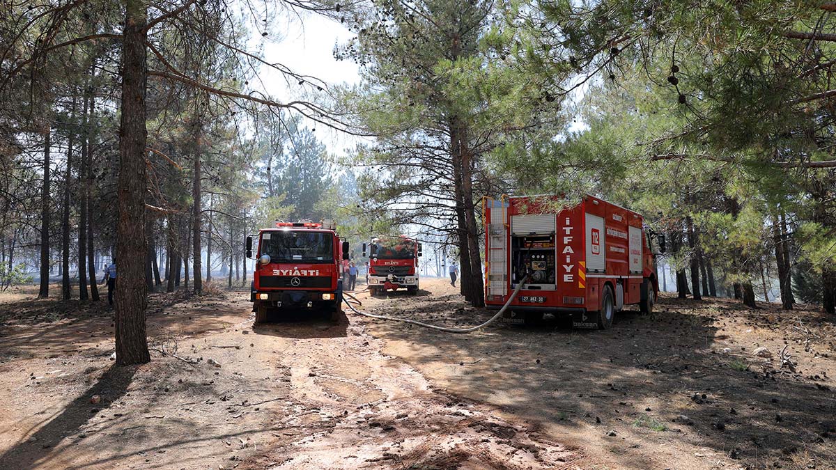 Gaziantep'te orman yangını çıktı. Gaziantep üniversitesi'ne de yakın olan bölgede söndürme çalışması sürdürülüyor.
