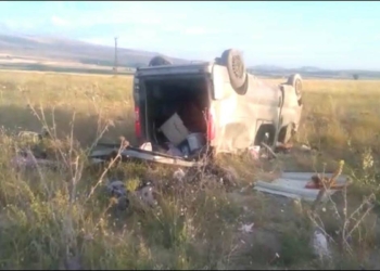 Nevşehir'de şarampole devrilen araçta 1 kişi öldü