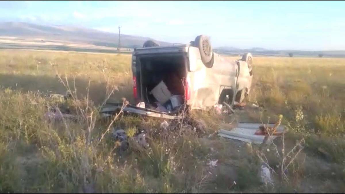 Nevşehir'de şarampole devrilen araçta 1 kişi öldü