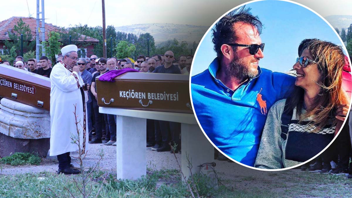 Pala çifti toprağa verildi