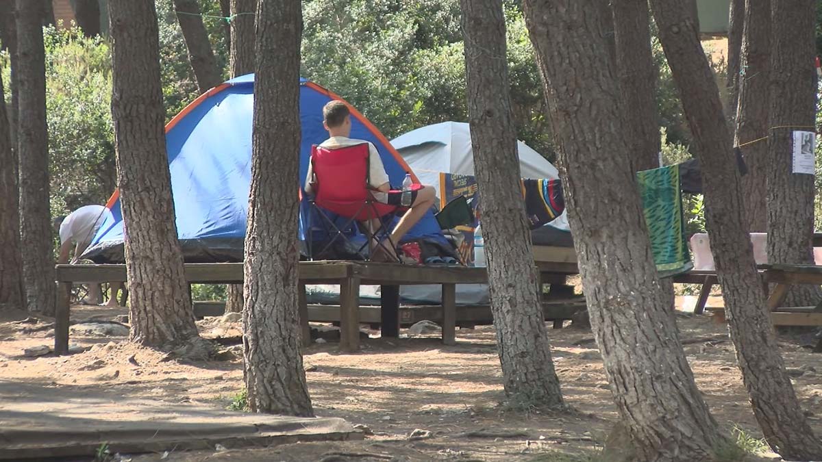 Şile'deki kamp alanları doldu