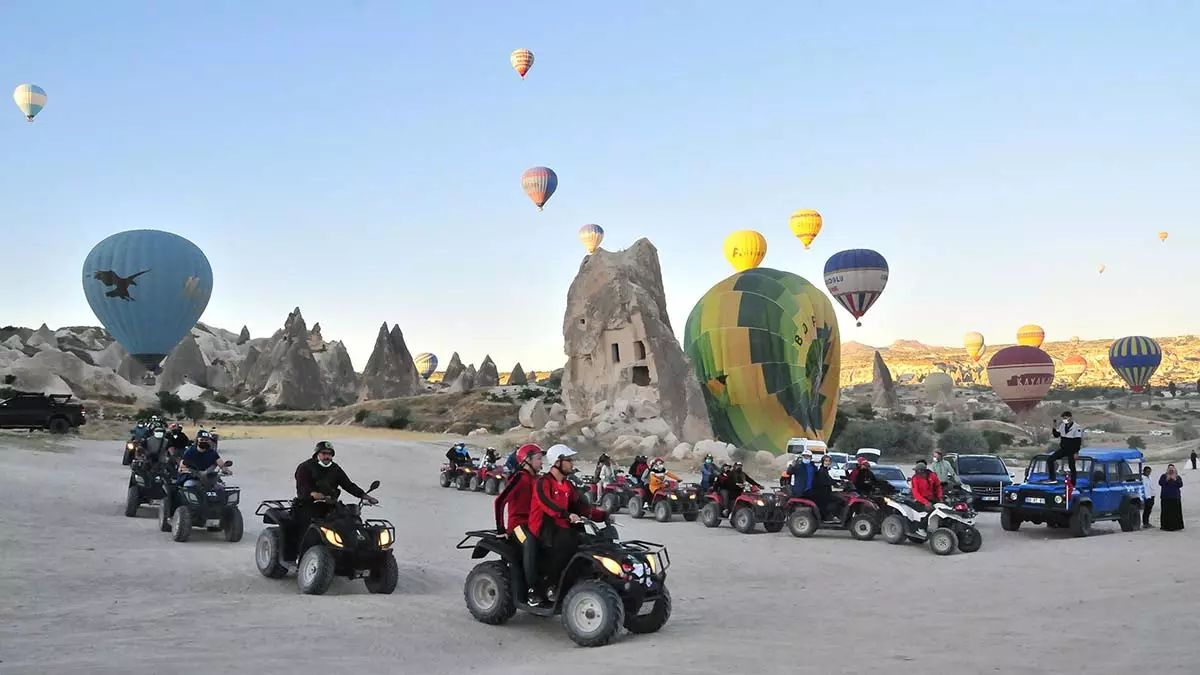 Kapadokya'yı haziran ayında 381 bin kişi ziyaret etti