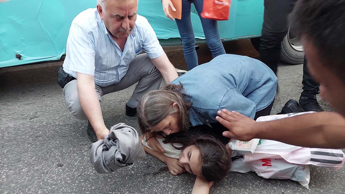 Kazazede Tuana yardıma koşanların sözleriyle ağladı