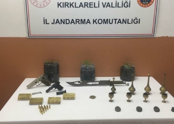 Bizans dönemine ait parçalar ele geçirildi
