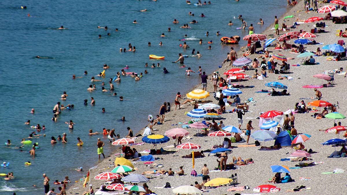 Kurban Bayramı tatilinin son günü plajlar full