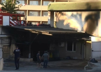 Manavgat'ta 5 yıldızlı otelde yangın