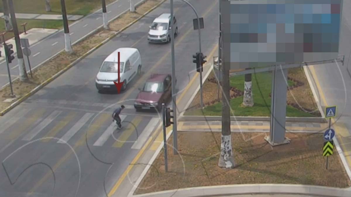 Mersin'de trafik kazaları MOBESE'de