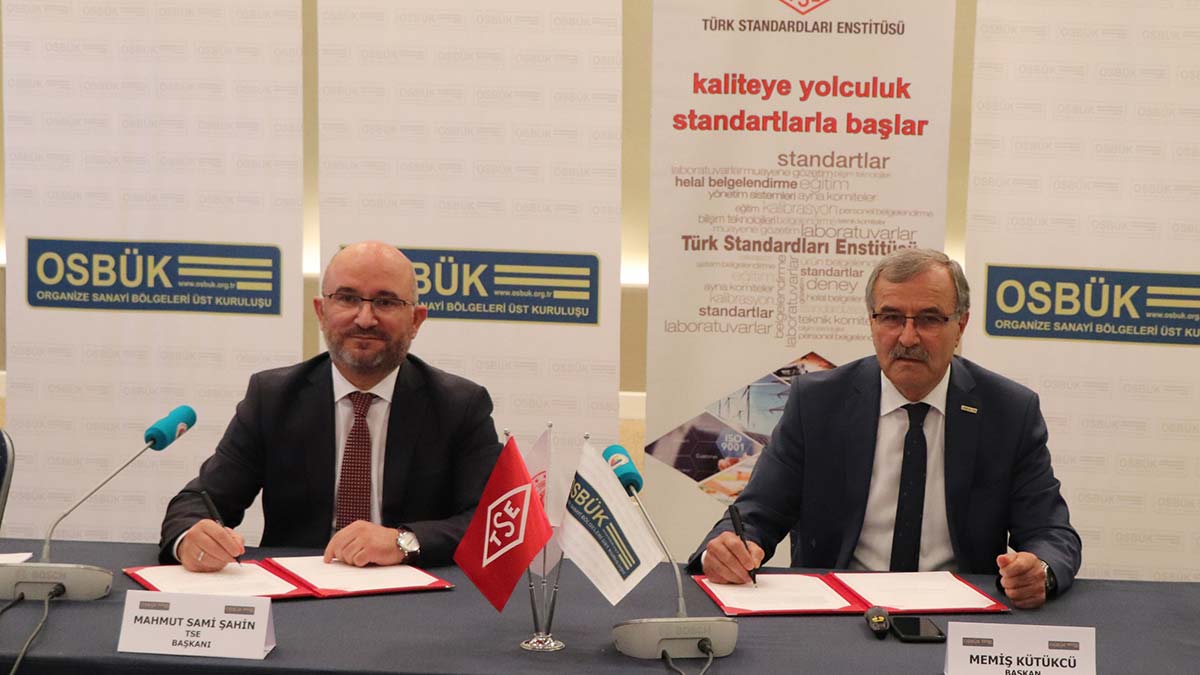 OSBÜK ile TSE'den "Yeşil Dönüşüm İşbirliği Protokolü"