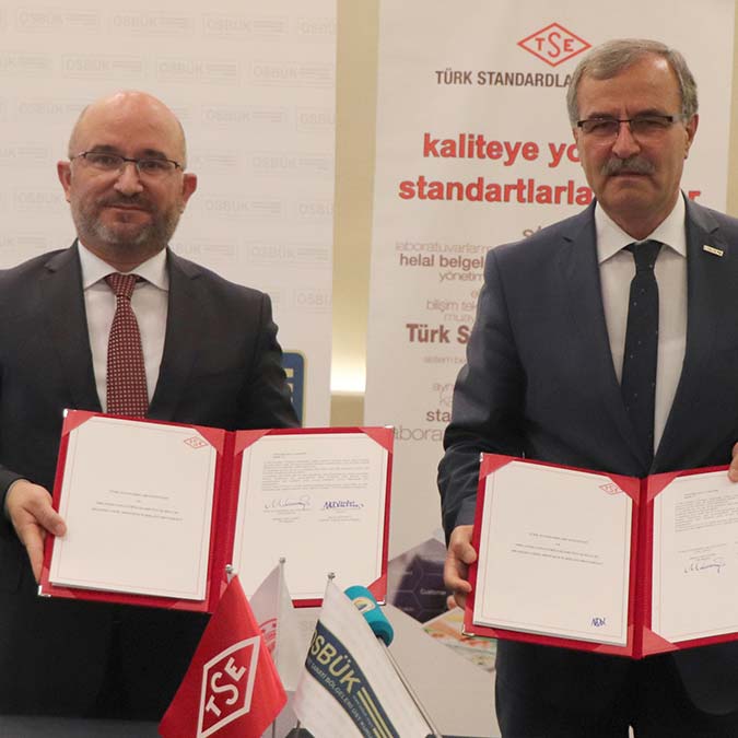 OSBÜK ile TSE'den "Yeşil Dönüşüm İşbirliği Protokolü"