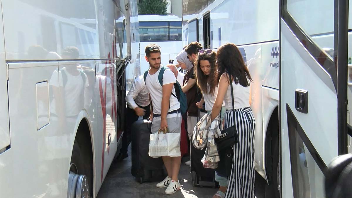 Tatil bitti; 15 temmuz Otogarı'nda yoğunluk yaşandı