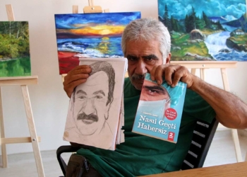 Parkinson hastası, resim yaparak hayata tutundu