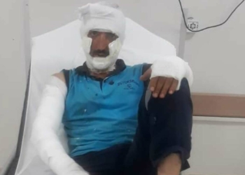 Rögar kapağına kaynak sırasında patlama; 2 yaralı