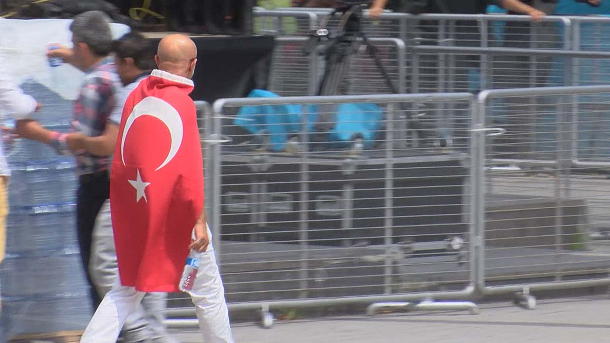 Saraçhane'de 15 Temmuz programı için son hazırlık