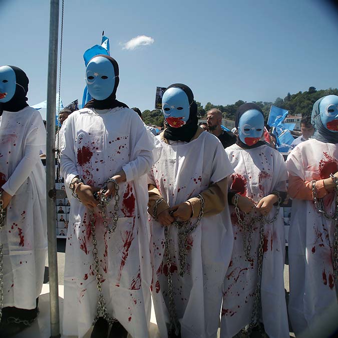Urumçi katliamı protestosu