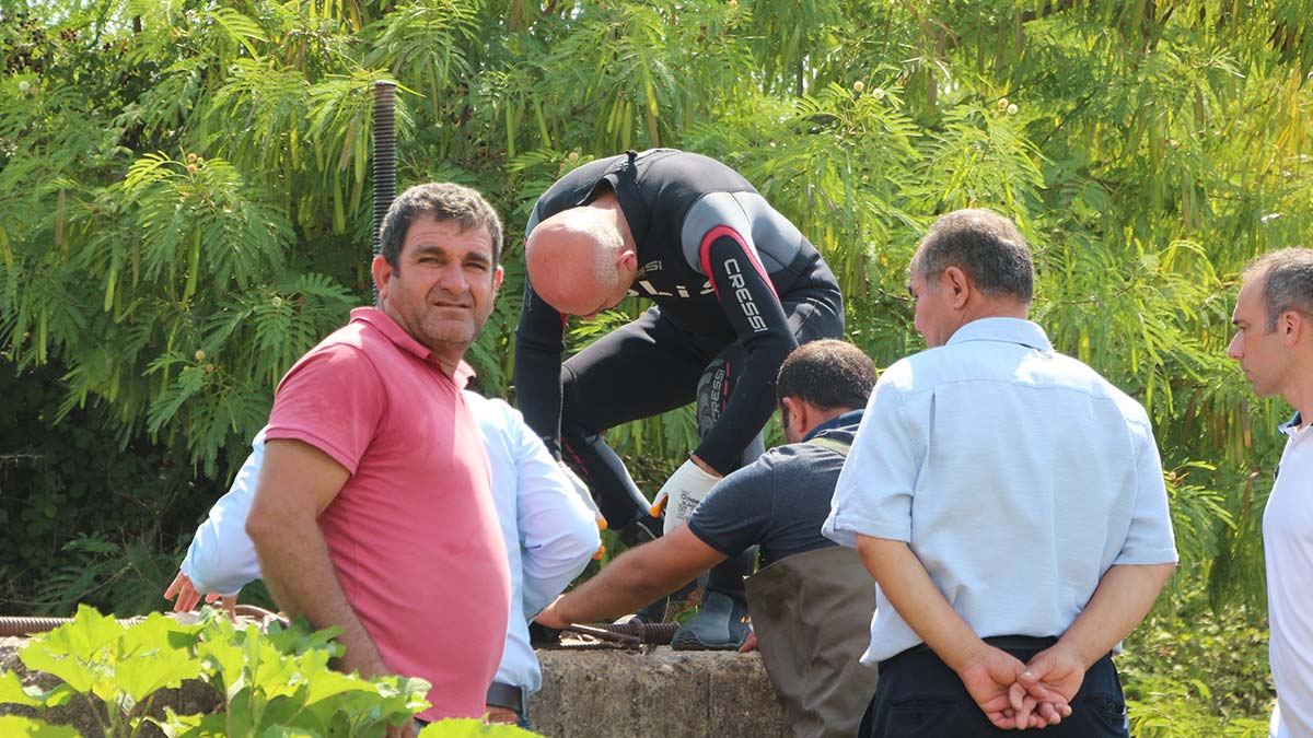 Sulama sistemi borusundaki cesedin kimliği belirlendi