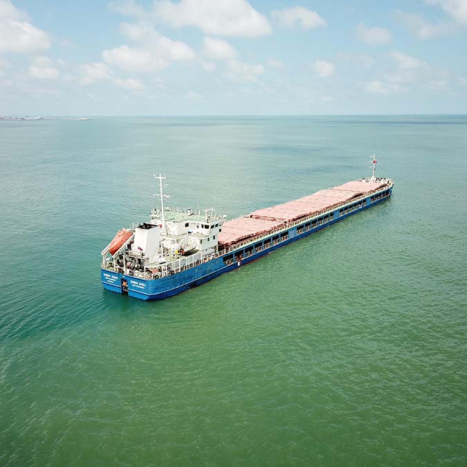 Tahıl yüklü Rus bandıralı gemi, Karasu'dan ayrıldı