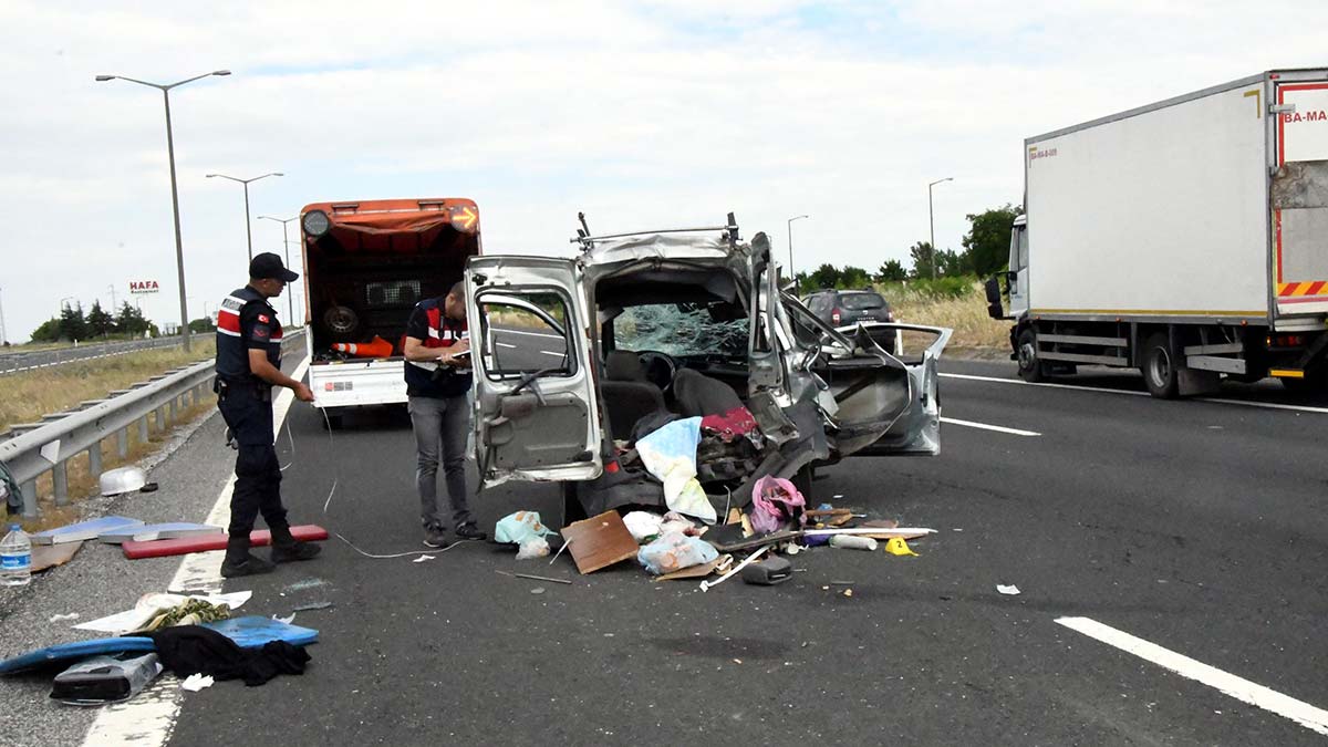 Tekirdağ'daki kazada ölü sayısı 4'e yükseldi