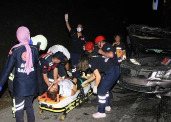 2 otomobilin karıştığı trafik kazasında 4 yaralı var
