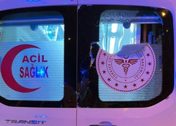 112 ambulansına saldırı; 60'ıncı kez taşlamış
