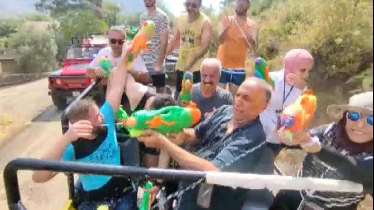 5 turistin öldüğü kaza öncesi son görüntüler