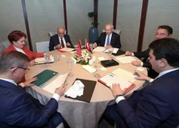 6'lı masanın son toplantısı başladı