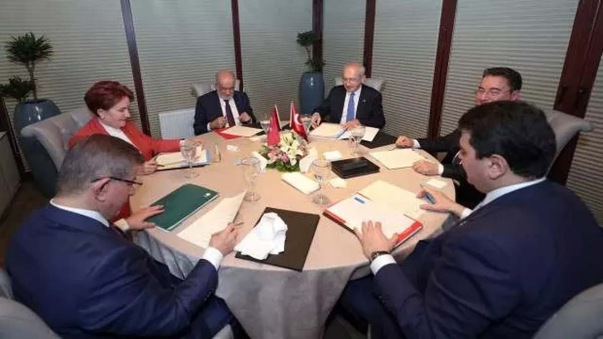 6'lı masanın son toplantısı başladı