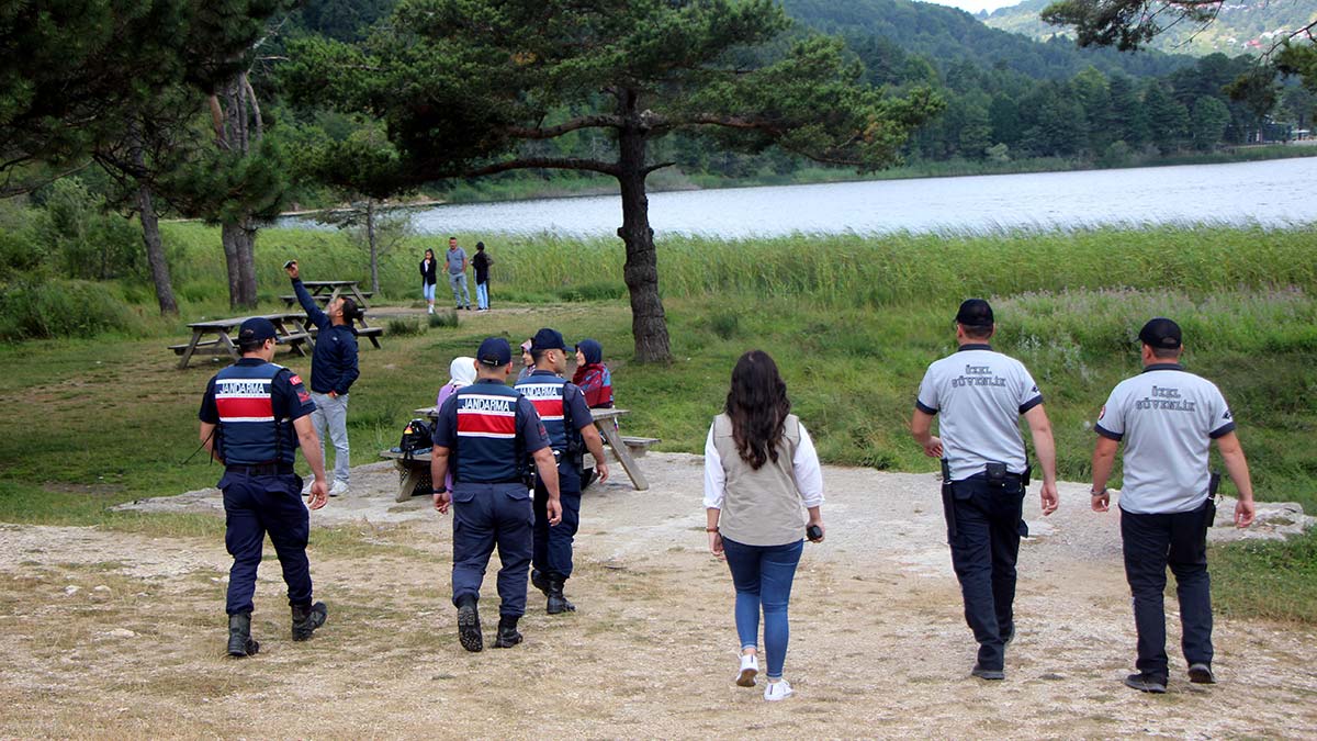 Abant Milli Parkı'nda denetim