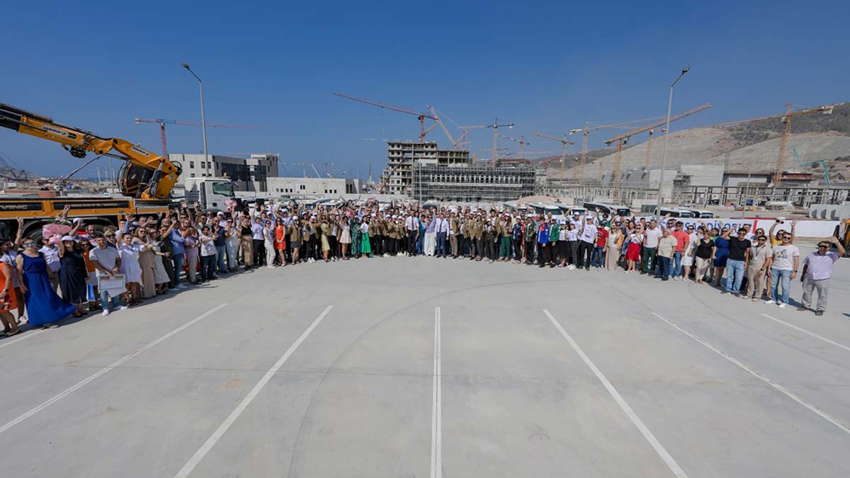 Akkuyu NGS sahasında inşaatçılara özel tören 
