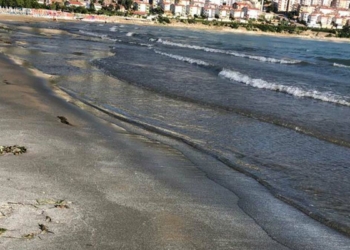 Altınkum Plajı 'kömürkum'a dönüştü