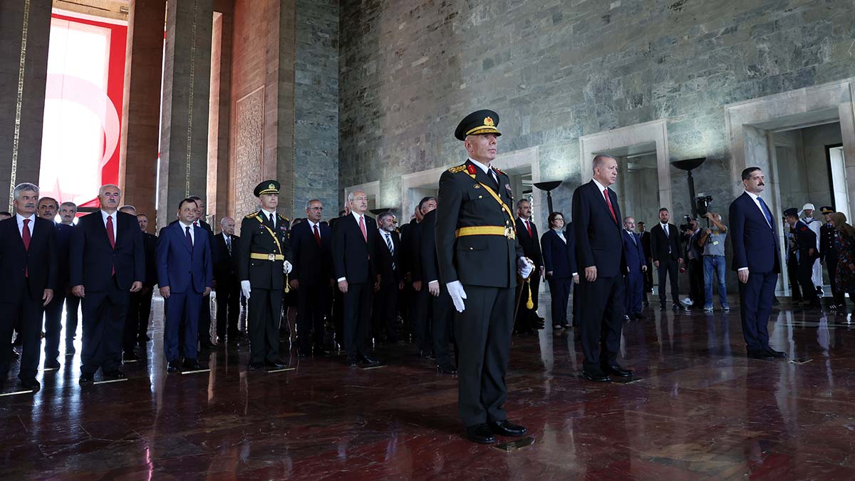 Anıtkabir'de 30 Ağustos töreni
