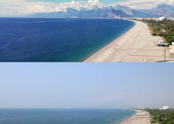 Antalya'da nem oranı yüzde 85'e yükseldi