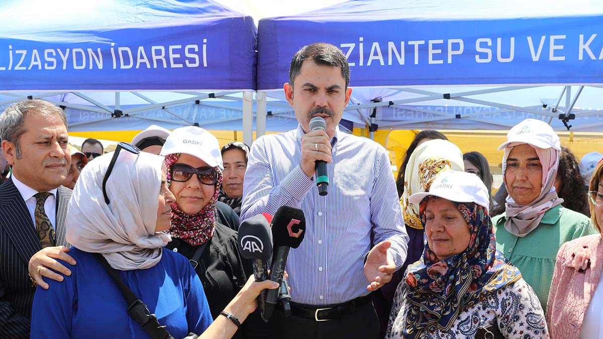 Bakan Kurum Gaziantep'te