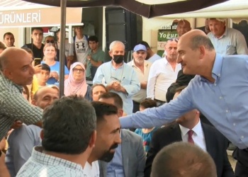 Bakan Soylu Silivri'de ziyaretlerde bulundu