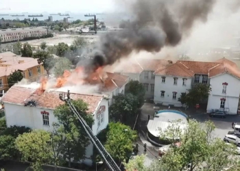 Balıklı Rum Hastanesi'nde yangın