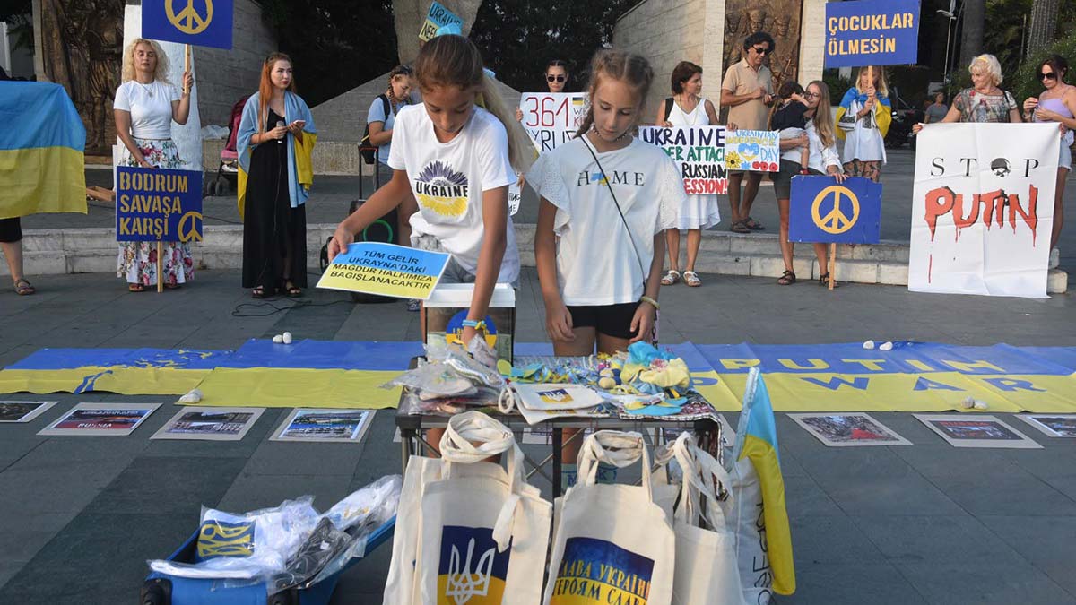 Bodrum'da Ukrayna'nın bağımsızlık günü kutlandı