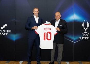 Büyükekşi, UEFA Başkanı Ceferin ile görüştü