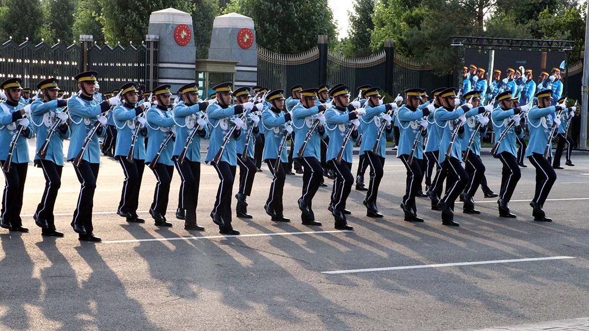 Cumhurbaşkanlığı Muhafız Alayı'ndan gösteri